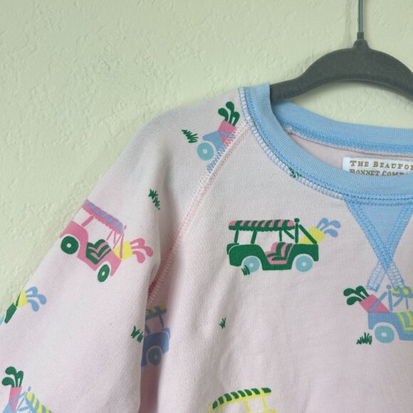 Beaufort Bonnet Company Top Todller Girls 4T Pink Cassidy Comfy Crewneck Spring - Picture 4 of 7